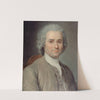 Portrait de Jean-Jacques Rousseau (1712-1778), écrivain et philosophe by Maurice-Quentin de La Tour