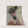 Portrait de Jeune Femme Or Le Chapeau by Pierre Bonnard