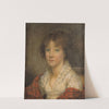 Portrait de jeune fille by Jeanne-Philiberte Ledoux
