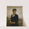 Portrait de jeune fille by Émile Friant