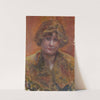 Portrait de jeune fille (étude) (1921) by Pierre Bonnard