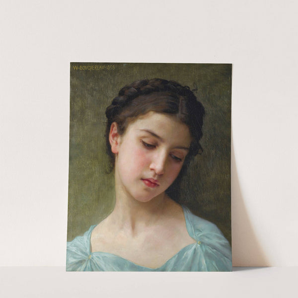 Portrait De Jeune Fille (1898) by William Bouguereau