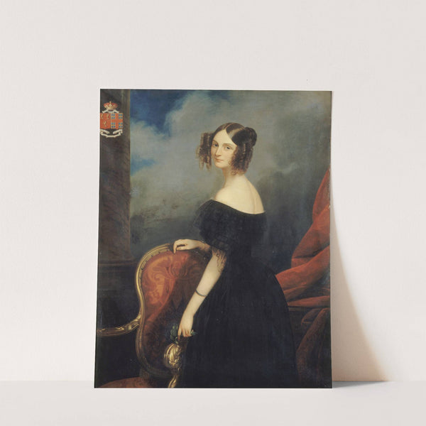 Portrait de la duchesse de Valençay, comtesse de Talleyrand-Périgord by Claude Marie Dubufe