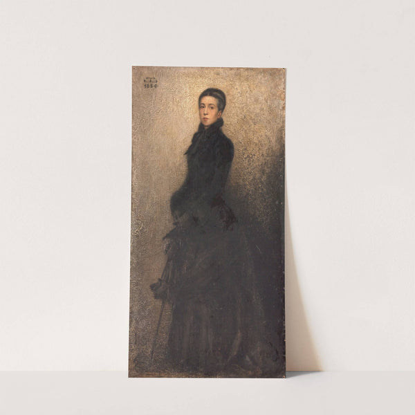 Portrait de la mère de l&#039;artiste (Mme Dillon) by Théobald Chartran