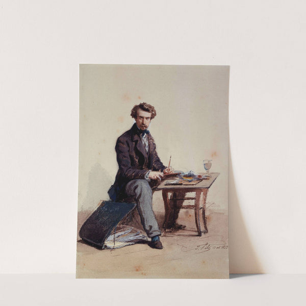 Portrait de l&#039;artiste. by Isidore Pils