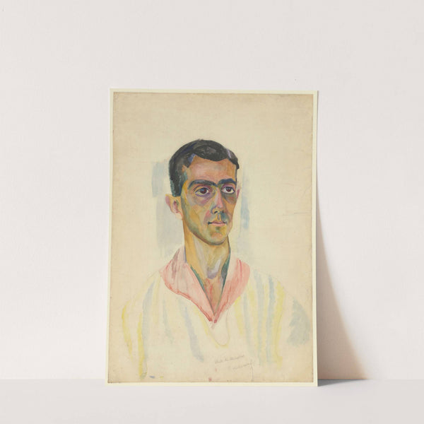 Portrait de Léonide Massine (1910s) by Robert Delaunay