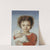 Portrait de Lina Calamatta enfant, avec un agneau dans les bras by Joséphine Calamatta