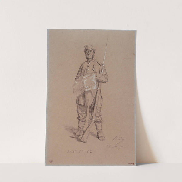 Portrait de M. Goumy pendant le siège de Paris. (1870) by Alexandre Bida