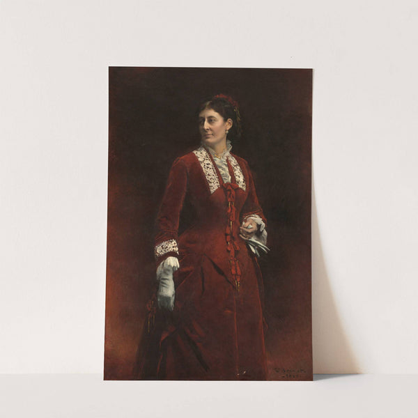 Portrait de Madame Georges Erhler by Léon Bonnat