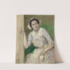 Portrait de Madeleine Pissard en Roxane (l&#039;amour médecin) by Jacques-Émile Blanche