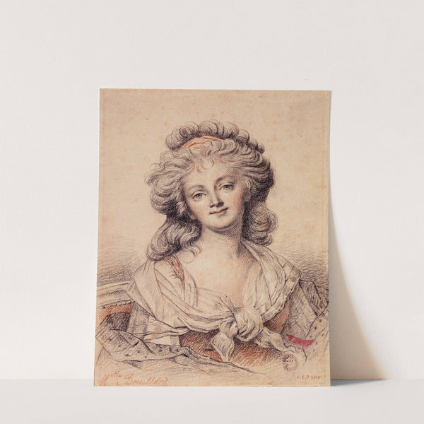 Portrait de Mademoiselle Bouillard by Marie-Geneviève Bouliard