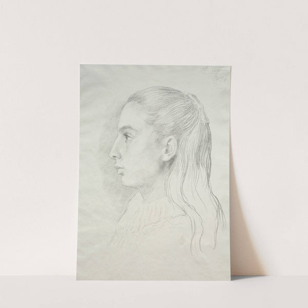 Portrait de Mlle. Nora E. Legros (1896) by Alphonse Legros