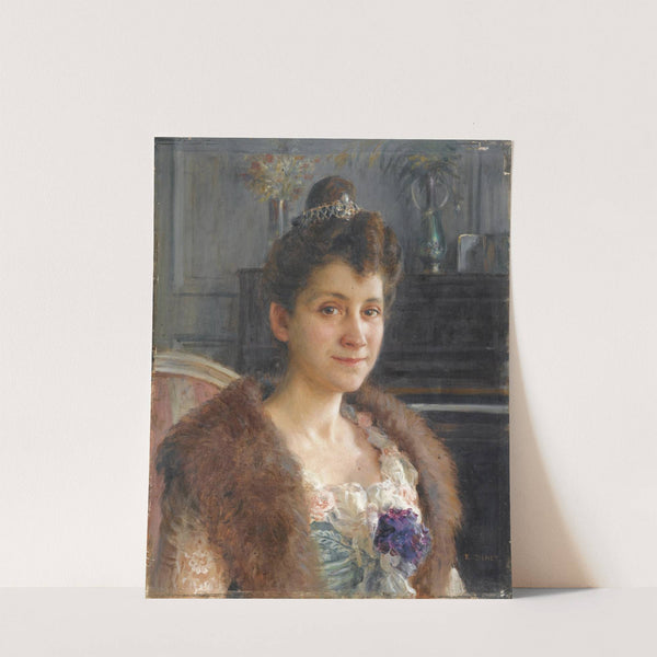 Portrait de Mme C., soeur de l’artiste by Étienne Dinet