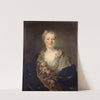 Portrait de Mme Doyen, née de la Planche, belle-sœur du peintre Doyen by Louis Tocqué