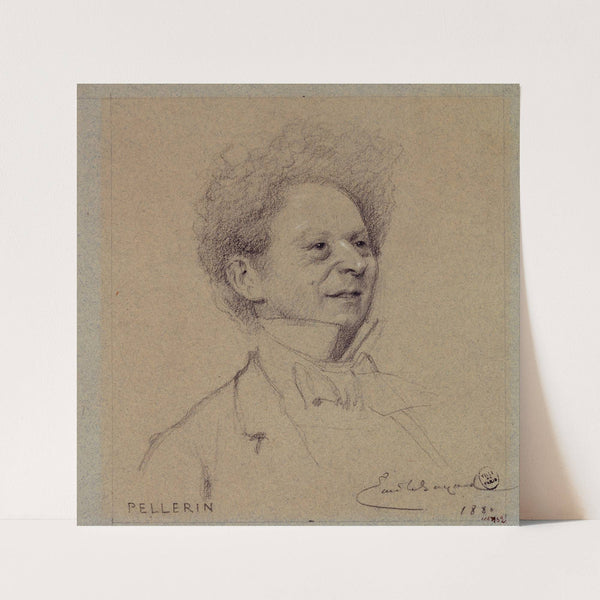 Portrait de Pellerin, acteur du Palais Royal. (1880) by Émile-Antoine Bayard