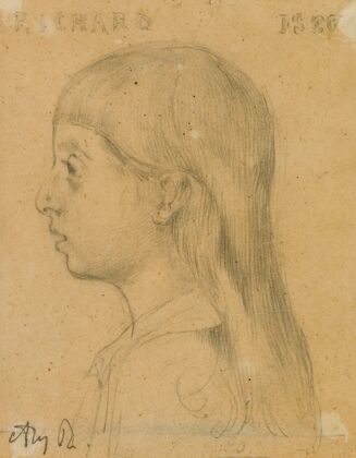 Portrait de Richard de profil (1880)
