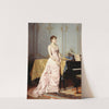 Portrait de Rose Caron (1857-1890), chanteuse. by Auguste Toulmouche