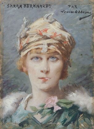 Portrait de Sarah Bernhardt (1844-1923), dans le rÃ´le d’Adrienne Lecouvreur
