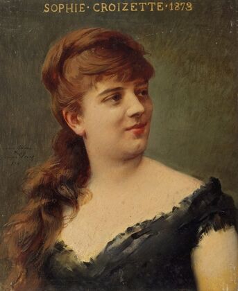 Portrait de Sophie Croizette (1847-1901), sociétaire de la Comédie-Française (1884)