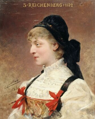 Portrait de Suzanne Reichenberg (1853-1924), sociétaire de la Comédie-Française
