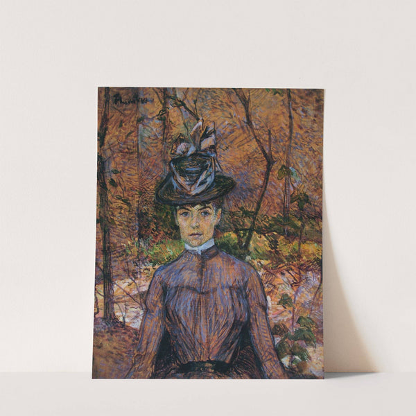 Portrait de Suzanne Valadon by Henri de Toulouse-Lautrec