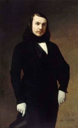 Portrait de Théophile Gautier (1811-1872), poète, romancier et critique