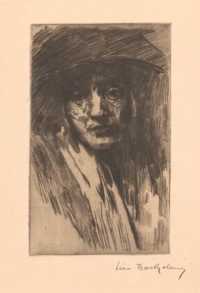 Portrait de vieille femme