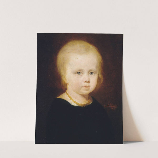 Portrait d&#039;enfant by Hendrik Scheffer
