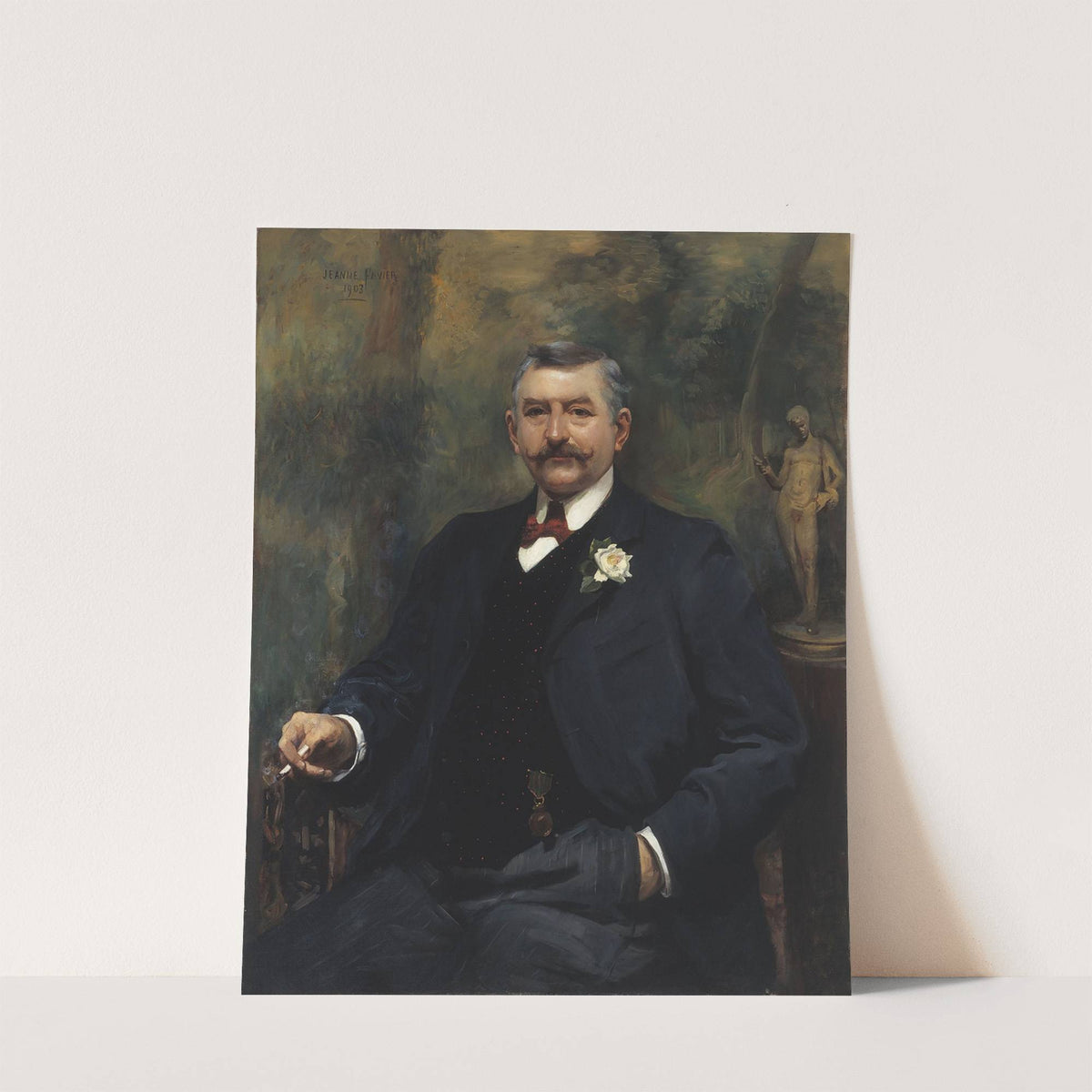 Portrait d'Ernest Cognacq by Jeanne-Magdeleine Favier