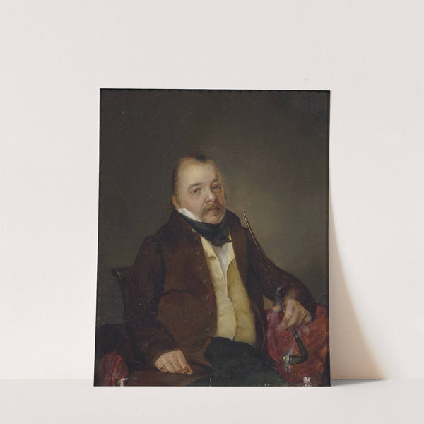 Portrait des Grafen Vicrai mit Pfeife (circa 1823) by Ferdinand von Lutzendorf