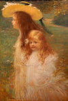 Portrait des niÃ¨ces de l’artiste par Charles LÃ©andre