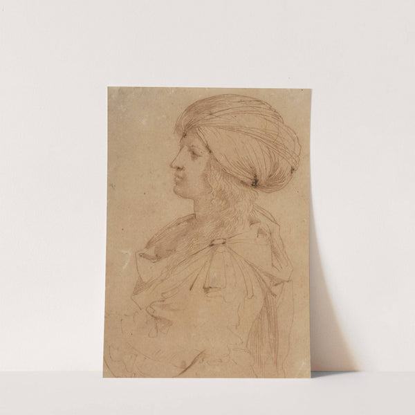 Portrait d&#039;homme au turban by Cesare Gennari