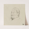 Portrait d’homme aux favoris by Ary Ernest Renan