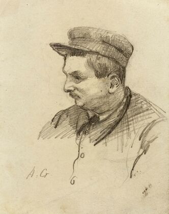 Portrait d’homme avec une casquette