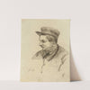 Portrait d&#8217;homme avec une casquette by Arthur-Joseph Gueniot