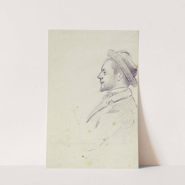 Portrait d&#8217;homme en buste (1895) by Arthur-Joseph Gueniot