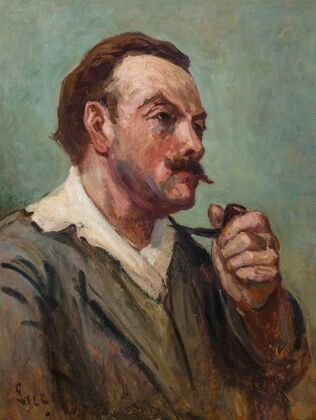 Portrait du Roger à la pipe