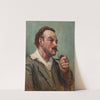 Portrait du Roger à la pipe by Maximilien Luce