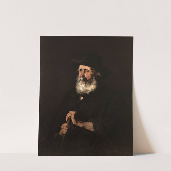 Portrait d&#039;un vieillard by Théodule Ribot