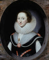 Portrait d’une femme portant une fraise et une robe noire (1624)