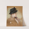 Portrait d’une jeune élégante au chapeau (circa 1885) by Jean-Louis Forain