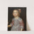 Portrait d’une petite fille tenant des fleurs, à mi-corps by Dirck Dircksz. van Santvoort