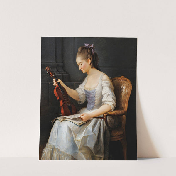 Portrait D’une Violoniste by Anne Vallayer-Coster