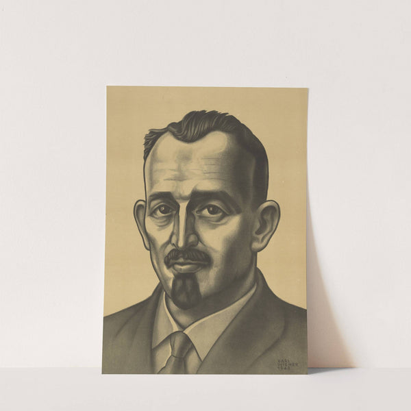 Portrait eines Mannes by Karl Wiener