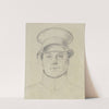 Portrait en face by Carl Hoff