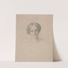 Portrait Head of a Woman (1800s) by Jean-Léon Gérôme