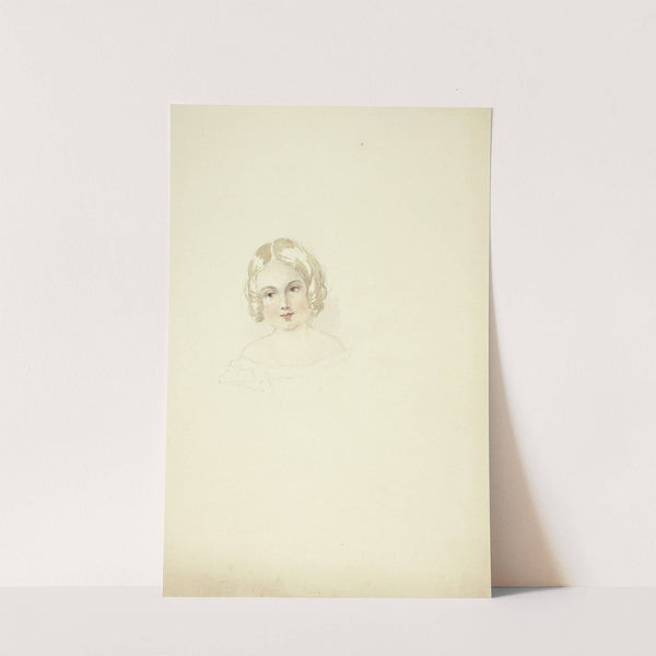 Portrait Head of a Young Girl by Elizabeth Murray
