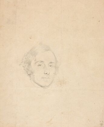 Portrait Head of Young Man (ca. 1840)