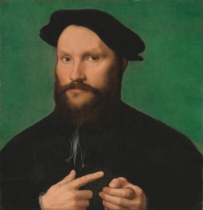 Portrait of a bearded man