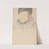 Portrait of a bearded man in a black hat by Hans Hug Kluber